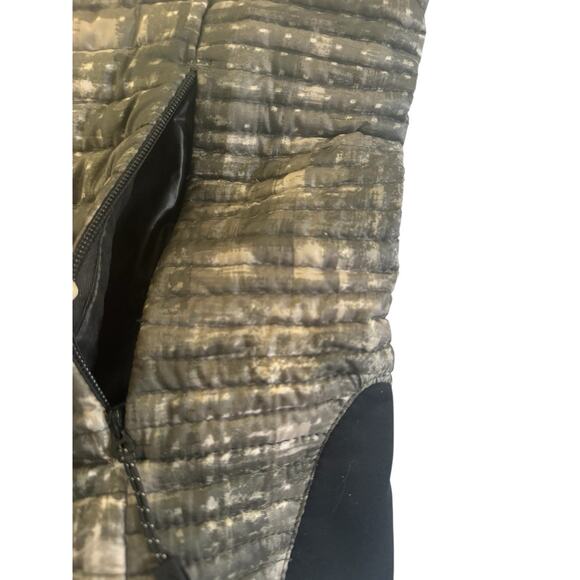 Eddie Bauer Jacket Womens Small Petite Gray Stormdown 800 Down Puffer Coat #5503 - Picture 10 of 12